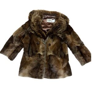 Vintage Wermuth Brown Mink Fur Jacket